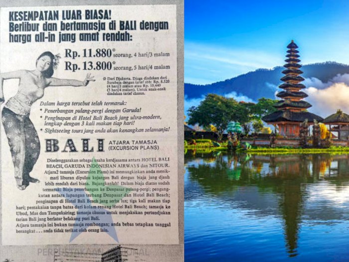 Viral, Harga Paket Wisata ke Bali Tahun 1967 Bikin Netizen Melongo: Andai Ada Mesin Waktu