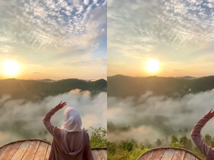 Pesona Bukit Panguk Kediwung Jogja, Tempat Terbaik untuk Menikmati View Sunrise