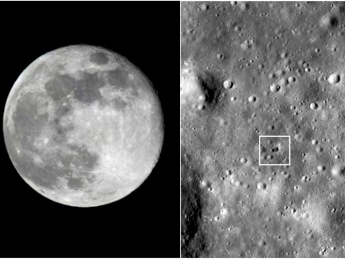 Ada Kawah Aneh Muncul di Bulan, Diduga Dihantam Roket, Punya Alien?