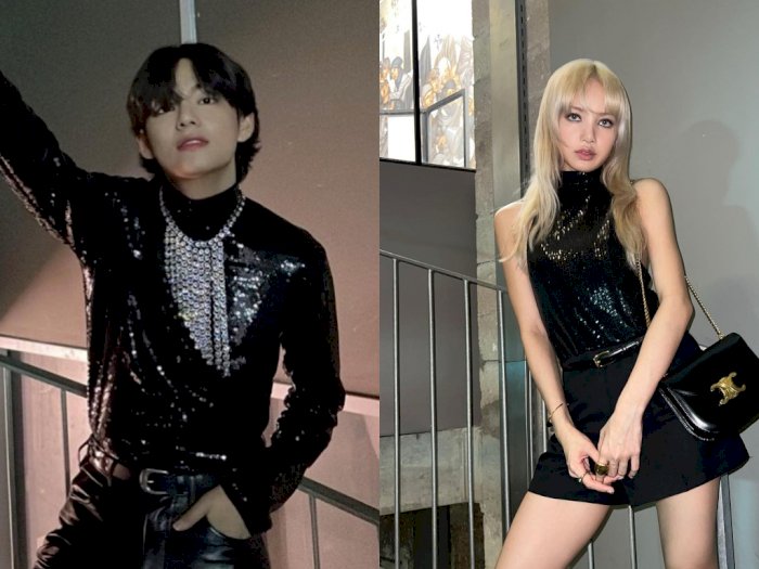 V BTS dan Lisa BLACKPINK Terlihat Lakukan Pole Dance di Acara After Party CELINE di Paris
