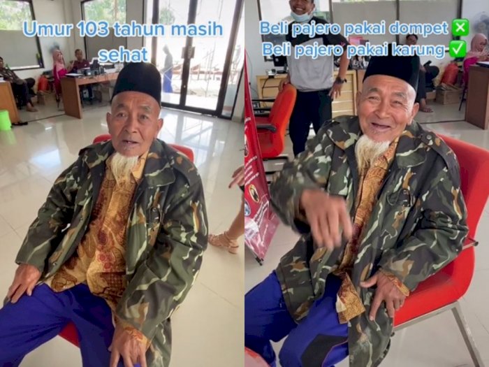 Sosok Kakek Viral yang Beli Pajero Bawa Karung, Umurnya 103 Tahun Tapi Badannya Masih Fit