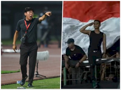 Momen Shin Tae-yong Salut dengan Dukungan Fans di Laga Timnas Indonesia U-19 Vs Vietnam