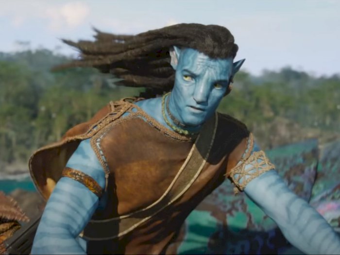 Foto Terbaru 'Avatar 2' Perlihatkan Seorang Na'vi Berbicara dengan Makhluk Laut Raksasa