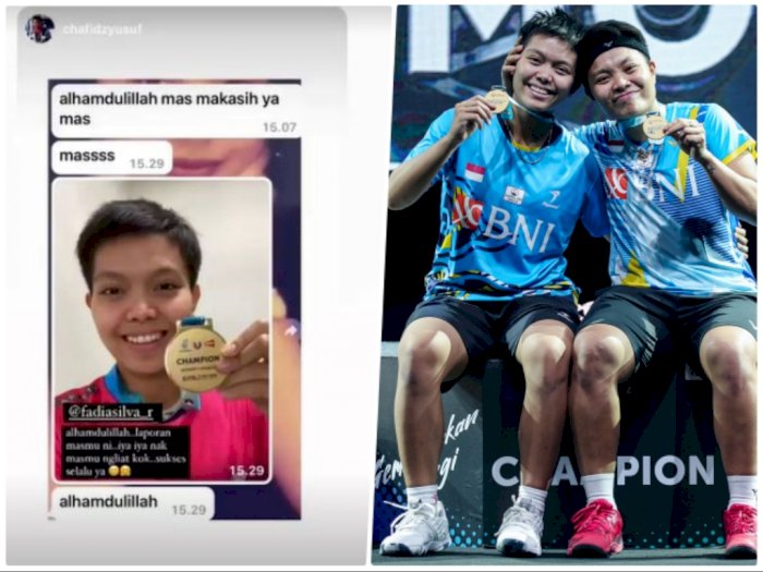Sweet Banget! Juara Malaysia Open 2022, Siti Fadia Masih Ingat dengan Mantan Pelatihnya