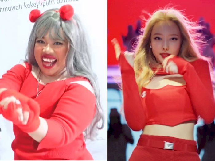 Viral Video Kekeyi Parodi MV Nayeon TWICE 'Pop", Netizen: Apakah Ini Manusia?