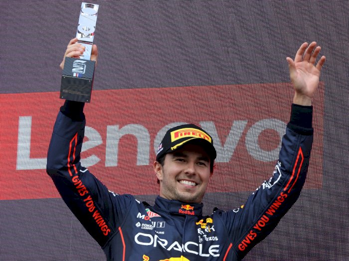 Finis Podium 2 Meski Kurang Fit, Sergio Perez: Hasil yang Luar Biasa 
