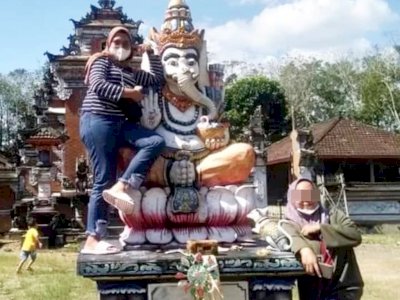 Viral Patung Dewa Ganesha Dinaiki Wisatawan, Ini Maknanya bagi Umat Hindu