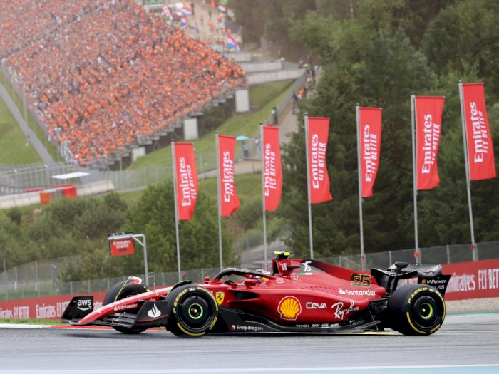 Menyedihkan! Sainz Gagal Finish di GP Austria, Mendadak Alami Kerusakan Mesin