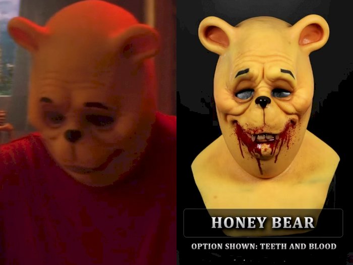 Penampakan Topeng Winnie The Pooh yang Dijadikan Film Horor, Tak Lagi Menggemaskan