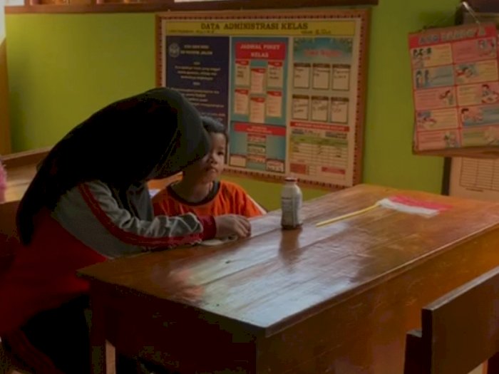 Kisah Khoirul, Satu-satunya Siswa Baru di SDN Jalen Ponorogo Tak Gentar Belajar Sendirian