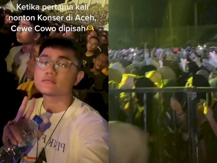 Uniknya Nonton Konser di Aceh, Area Penonton Antara Cowok-Cewek Dipisah, Kurang Meriah?