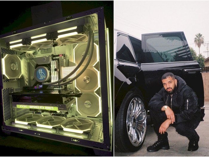 Rapper Drake Dihadiahi PC Gaming Senilai Rp120 Juta, tapi Cuma Dipakai Main Game Browser