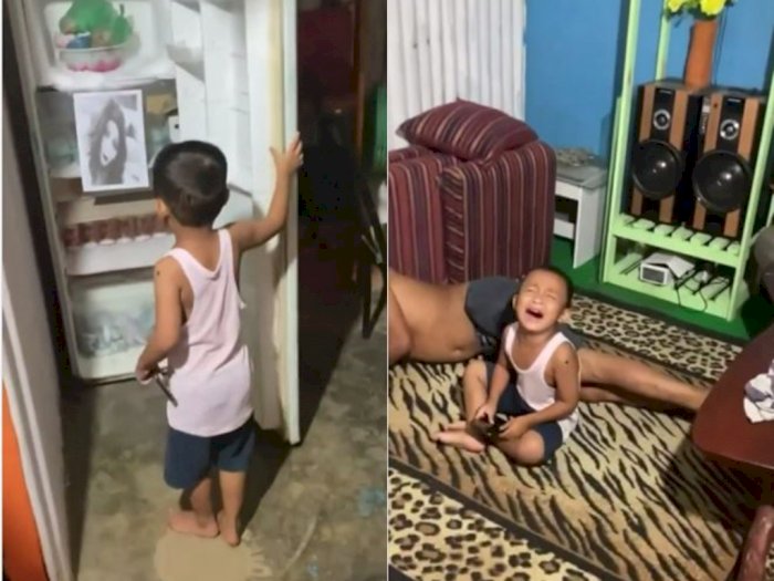 Anak Usil Buka Tutup Kulkas, Ibunya Bikin Kapok dengan Cara Menempel Foto Hantu