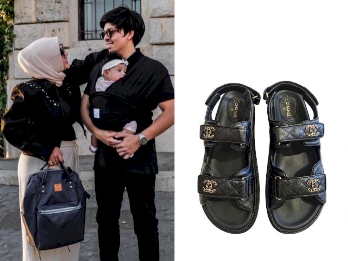 Keliling Italia Aurel Hermansyah Pakai Sandal Selop Branded, Bagus tapi Harganya Gak Lucu