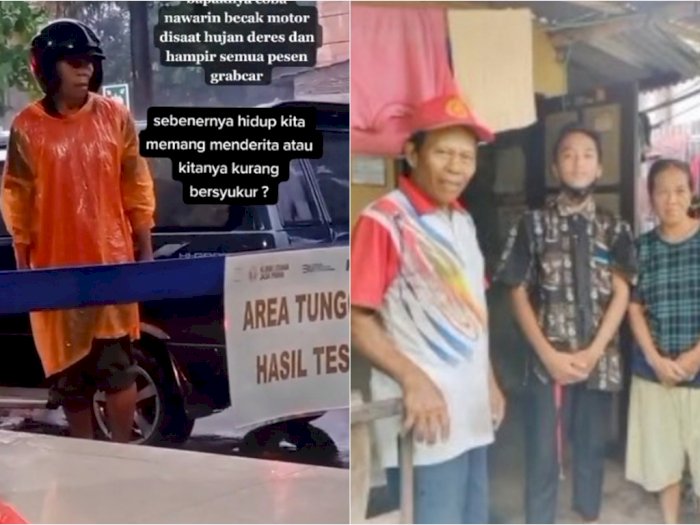 Viral karena Jasanya Tak Laku 'Terkalahkan' Taksi Online, Tukang Becak Ini Banjir Rezeki!