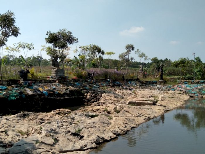 Gak Nyangka, Ada Tempat Healing Mirip Bali di Tengah Kebun Jagung Lamongan