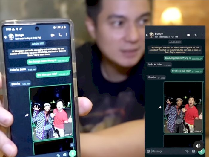 Baim Wong Klarifikasi, Ungkap Niat Baik hingga Buktikan Chat Whatsapp dengan Bonge