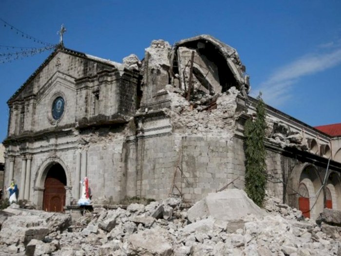 Gempa Dahsyat Guncang Filipina! Transportasi Lumpuh, Situs Bersejarah UNESCO Hancur