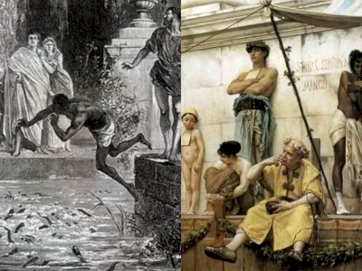 Ini Sosok Pria Terkejam di Romawi Kuno, Suka Melempar Budak ke Kolam Belut Hingga Tewas