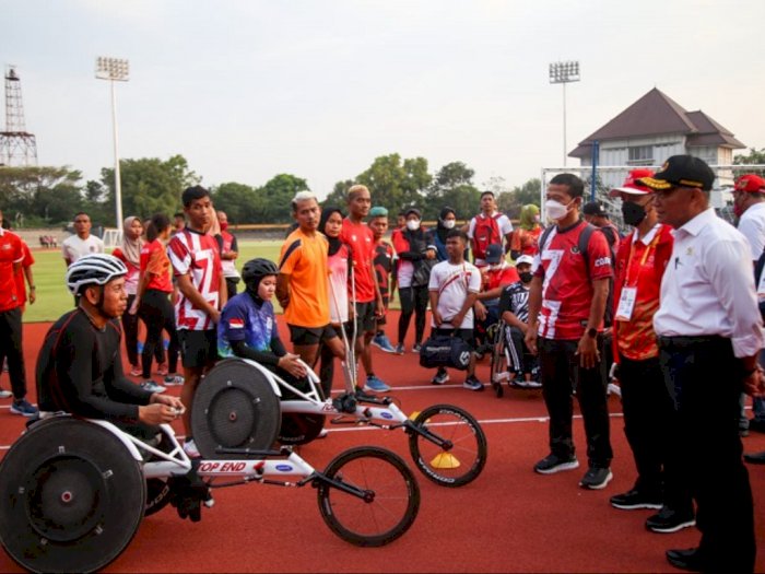 Tinjau Persiapan Atlet Asean Para Games 2022, Menko PMK Optimistis Indonesia Juara Umum