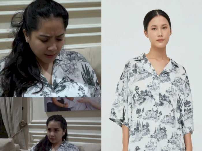 Baju Murah Nagita Slavina Harga Ratusan Ribu Jadi Sorotan Netizen: Akhirnya Bisa Kembaran