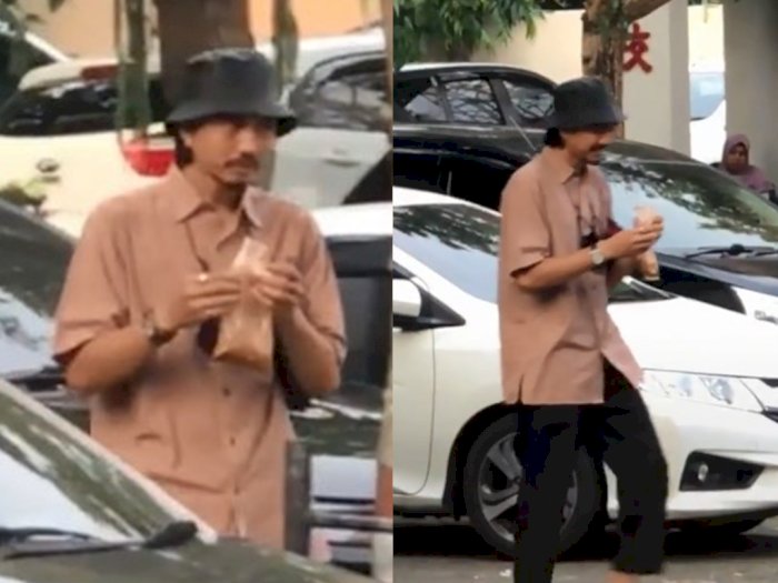 Duta SO7 Terlihat Jajan Cilok di Pinggir Jalan, Ada Netizen yang Mengira Tukang Parkir