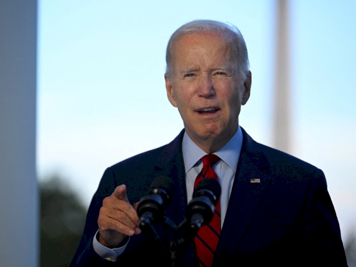 Masih Positif COVID-19, Presiden Joe Biden Tak Pakai Masker saat Pidato di Gedung Putih