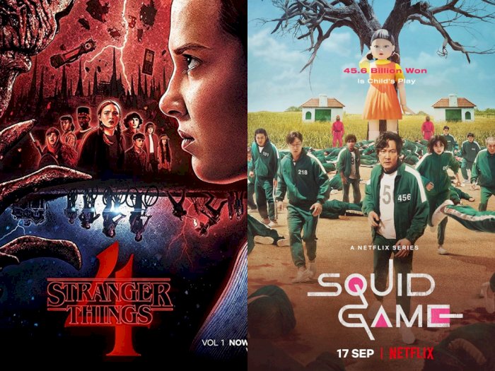 'Stranger Things 4' Sukses, Tapi Masih Belum Bisa Memecahkan Rekor 'Squid Game' di Netflix