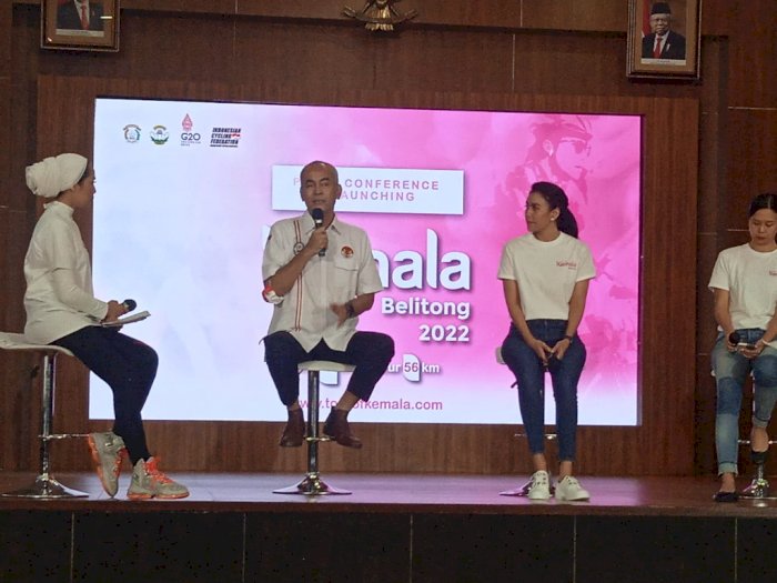 Yayasan Kemala Bhayangkari Promosikan Keindahan Alam Belitung Melalui Kompetisi Bersepeda
