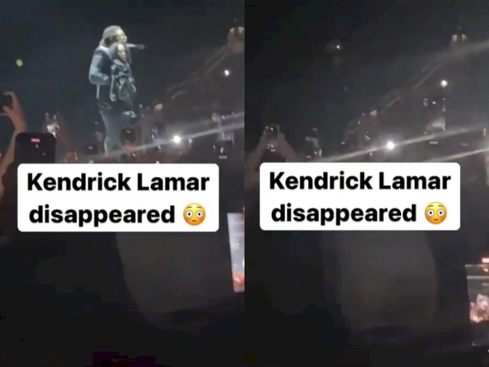 Kendrick Lamar Tiba-tiba Menghilang saat Tampil di Tengah Konser, Pesulap?