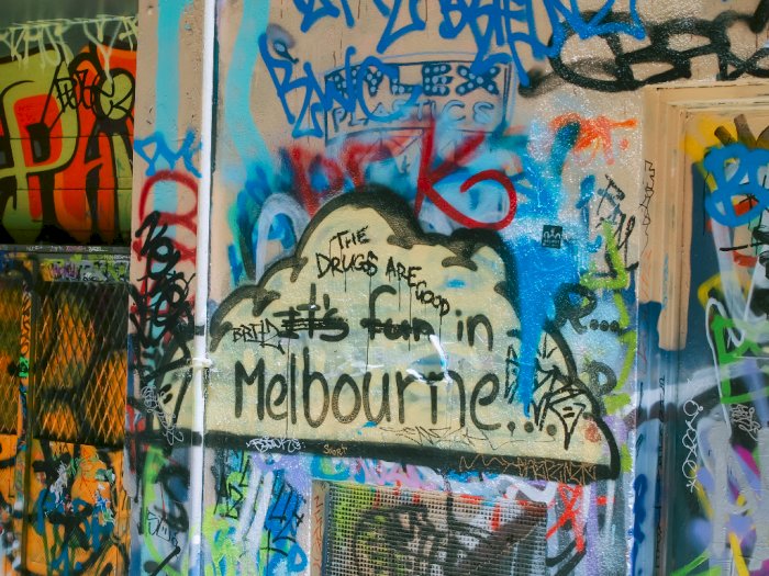 Menelusuri Hosier Lane, Gang Penuh Karya Grafiti yang Hits di Kalangan Turis Dunia 