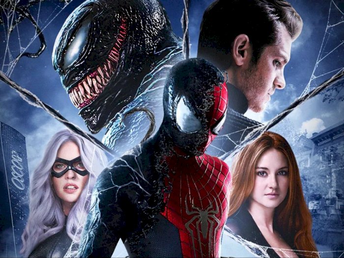 Poster The Amazing Spider-Man 3 Membawa Kembali Venom, Black Cat dan Mary Jane untuk Fans