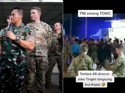 Viral Tentara Amerika Diracuni Lagu Koplo 'Joko Tingkir' oleh TNI, Ikut Goyang Bareng