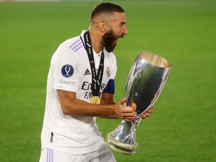 Real Madrid Juara Piala Super Eropa 2022, Benzema Samai Rekor Gol Raul