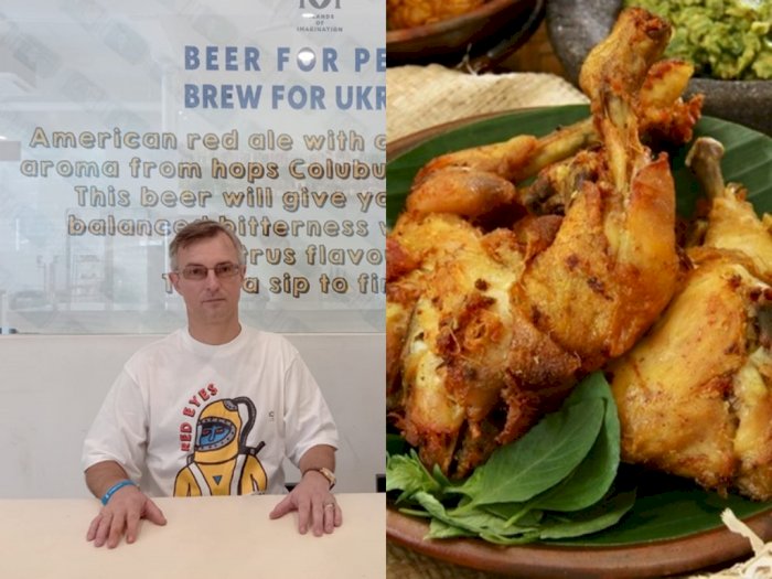 Dubes Ukraina Ngaku Suka Makan Ayam Goreng Kampung: Enak dan Punya Rasa yang Unik