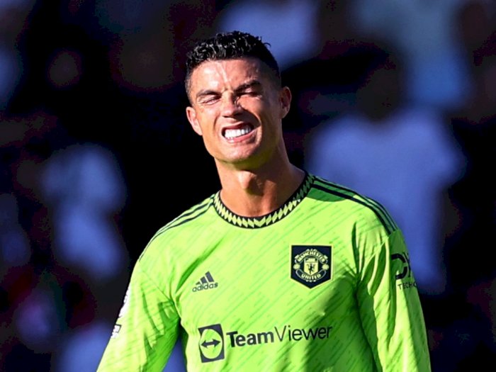 Detik-detik Ronaldo Ngambek dan Langsung Tinggalkan Lapangan Usai MU Dibantai Brentford