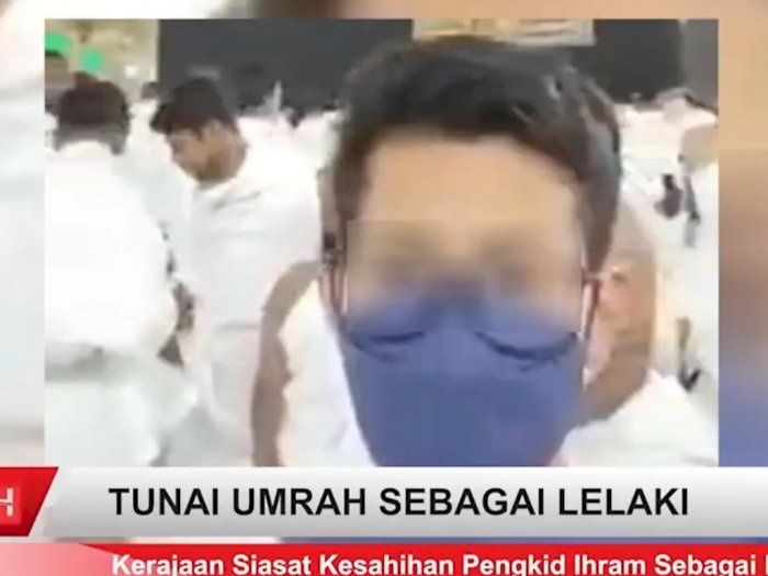 Publik Malaysia Gempar Wanita Dituding Menyaru Jadi Pria, Pose di Depan Kabah Saat Umrah