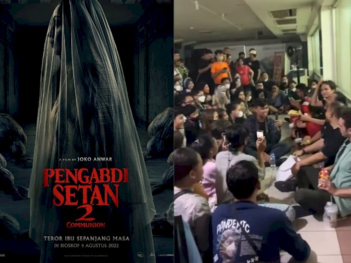 Serunya Tim Pengabdi Setan 2 saat Promo, Nobar di Bioskop Tua sampai Ngemper di Lantai Mal