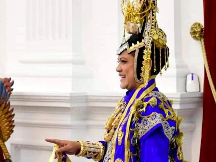 Iriana Joko Widodo Pakai Baju Adat Buton di HUT RI ke-77, Mewah Penuh Ornamen Emas
