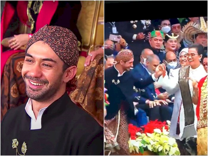 Momen Reza Rahadian Tarik Tangan Sri Mulyani Viral, Ajak Joget Koplo Bareng di Istana