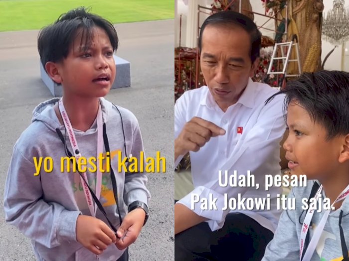 Presiden Jokowi Bagikan Momen dengan Farel Prayoga saat Gladi Resik: Jangan Lupa Belajar