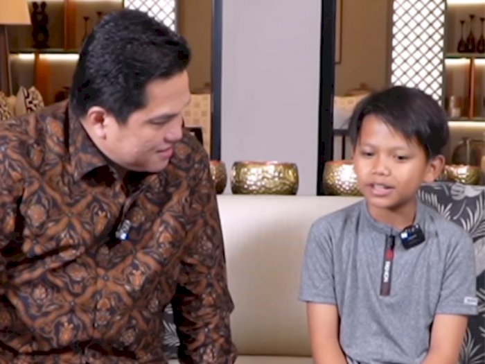 Erick Thohir Hadiahi Farel Prayoga Beasiswa Usai Bikin Ambyar Istana