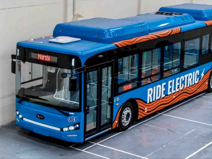 Selamat! Kenya Punya Bus Kota Listrik Pertama di Benua Afrika, Desainnya Keren Banget!