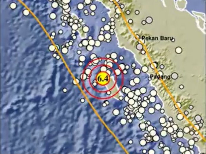 Gempa M 6,4 Guncang Kepulauan Mentawai Sumbar