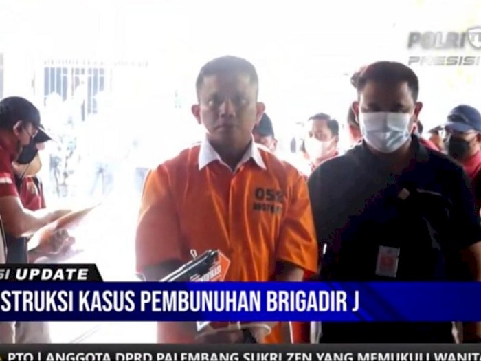 Tampilan Perdana Ferdy Sambo Pakai Baju Tahanan, Bintang 2 di Pundak Hilang