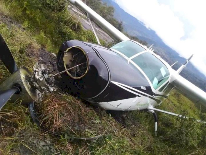 Kecelakaan Pesawat Berisi Bahan Bangunan di Papua, Korban Luka-luka