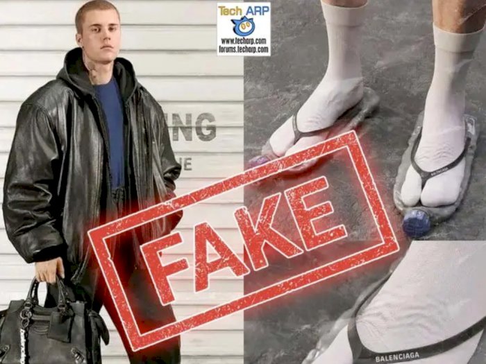 Viral Sandal Botol Balenciaga Dipakai Justin Bieber Tuai Hujatan, Ternyata Ini Faktanya!