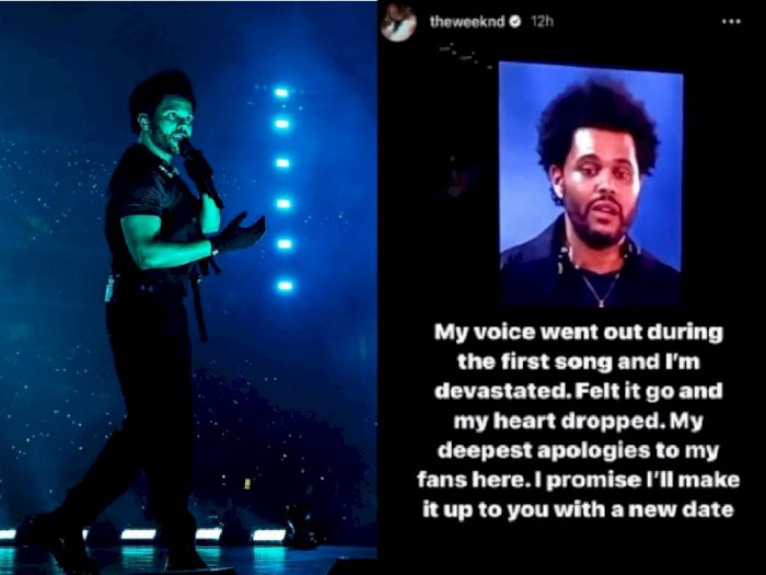Suara Hilang saat Konser, The Weeknd Kesal dan Minta Maaf: Uang Kalian akan Dikembalikan