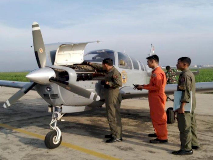 Titik Jatuh Pesawat Latih TNI AL Ditemukan, Diduga Tenggelam di Laut