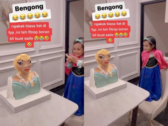 Ekspresi Putri Fitri Tropika saat Mendapat Suprise Ugly Cake, Publik Memuji Sikap Lisannya